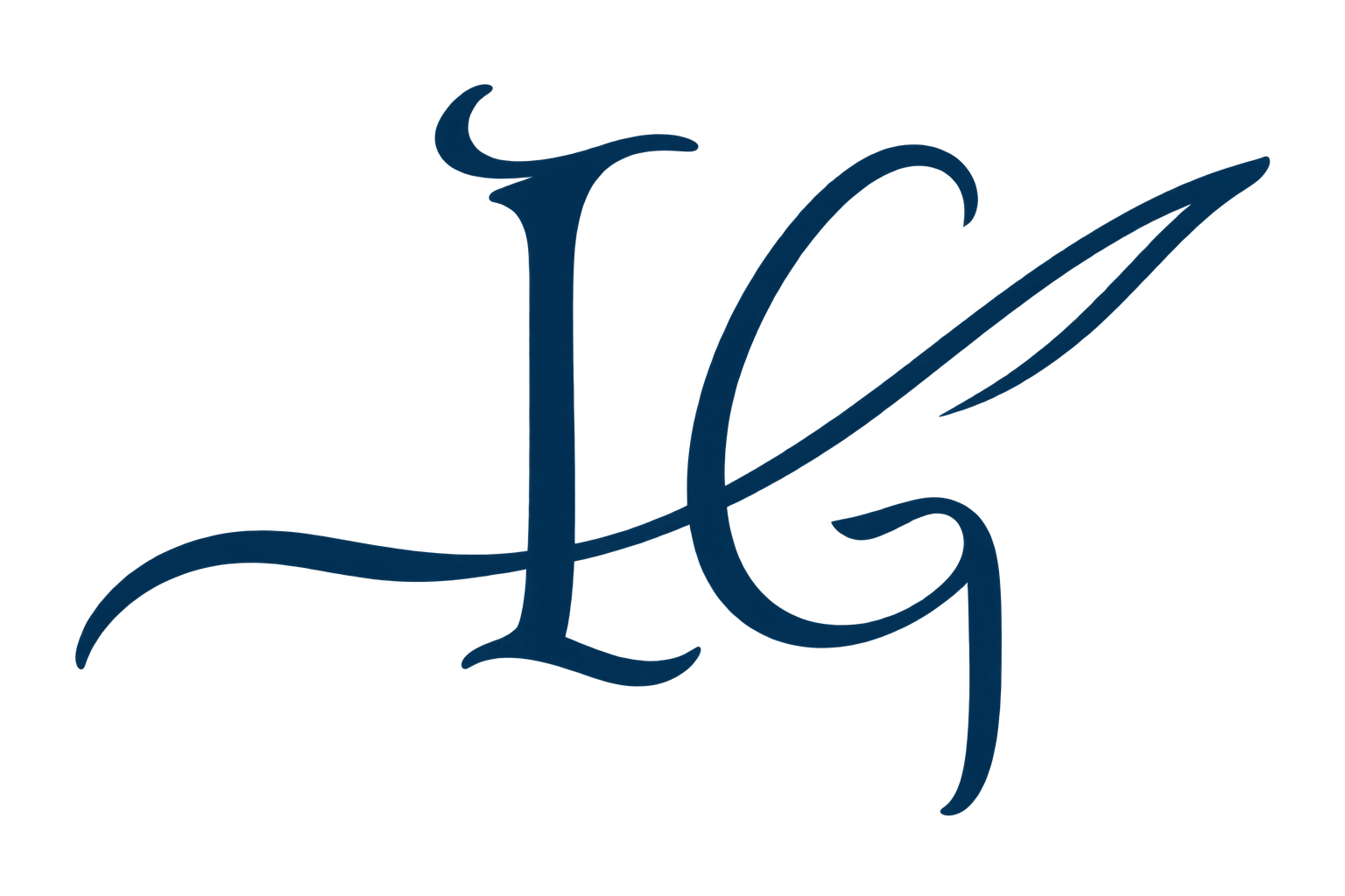Handschriftliches LG Logo